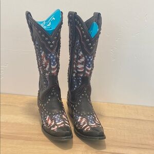 Patriotic Western Boots by Lane